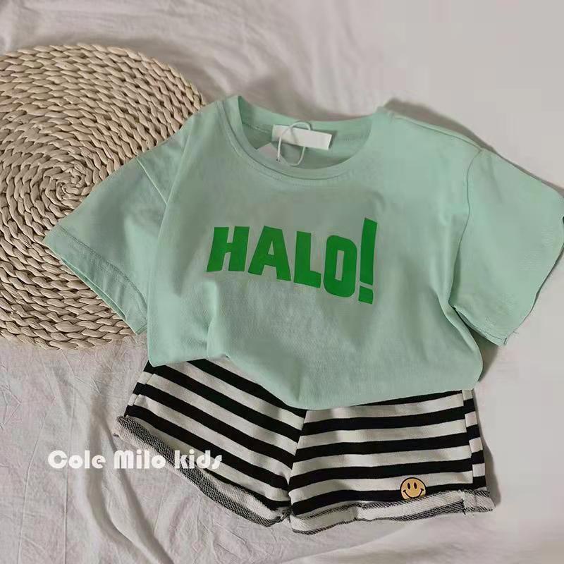 Quần Short Họa Tiết Kẻ Sọc Phong Cách Nhật Hàn Dễ Thương Thời Trang Mùa Hè Cho Bé 2022