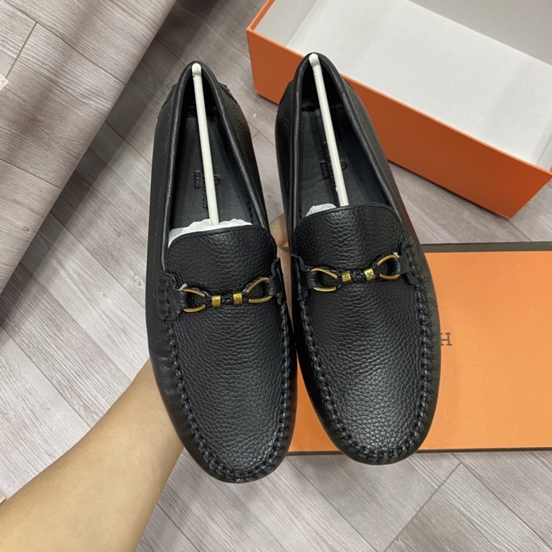 Giày lười nam da bò Gc có khoá đồng ko phai ko bong tróc da bò thật bảo hành 12 tháng,ảnh thật chụp tại shop