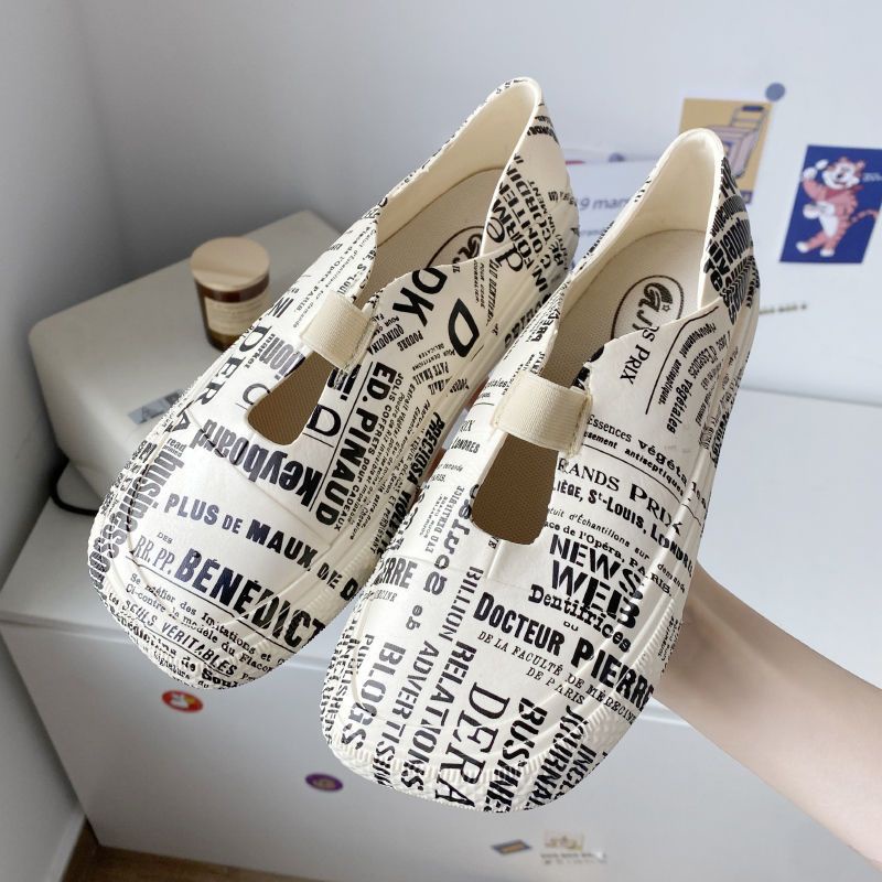 Ủng Đi Mưa Cổ Thấp Chống Trượt Thời Trang Mùa Hè