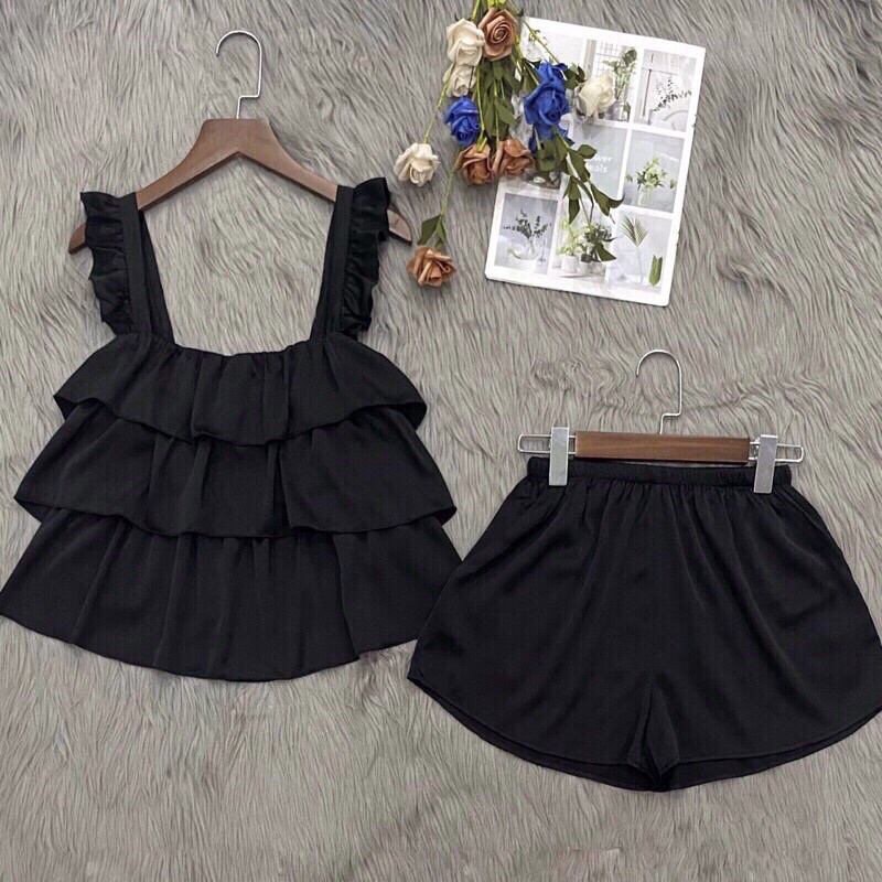 Bộ Nữ Bèo Tầng tay cánh tiên