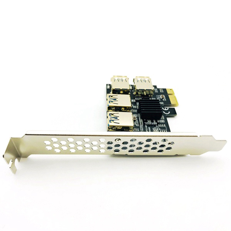 Card Mở Rộng Pci-E 1 Sang 4 Usb 3.0 Cho Ethereum Eth / Monero Xmr / Zcash