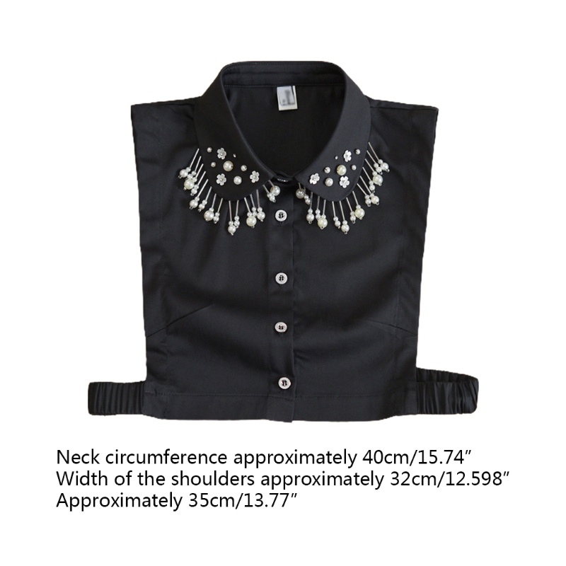 Vòng Cổ Tua Rua Đính Hạt Ngọc Trai Nhân Tạo Cho Nữ