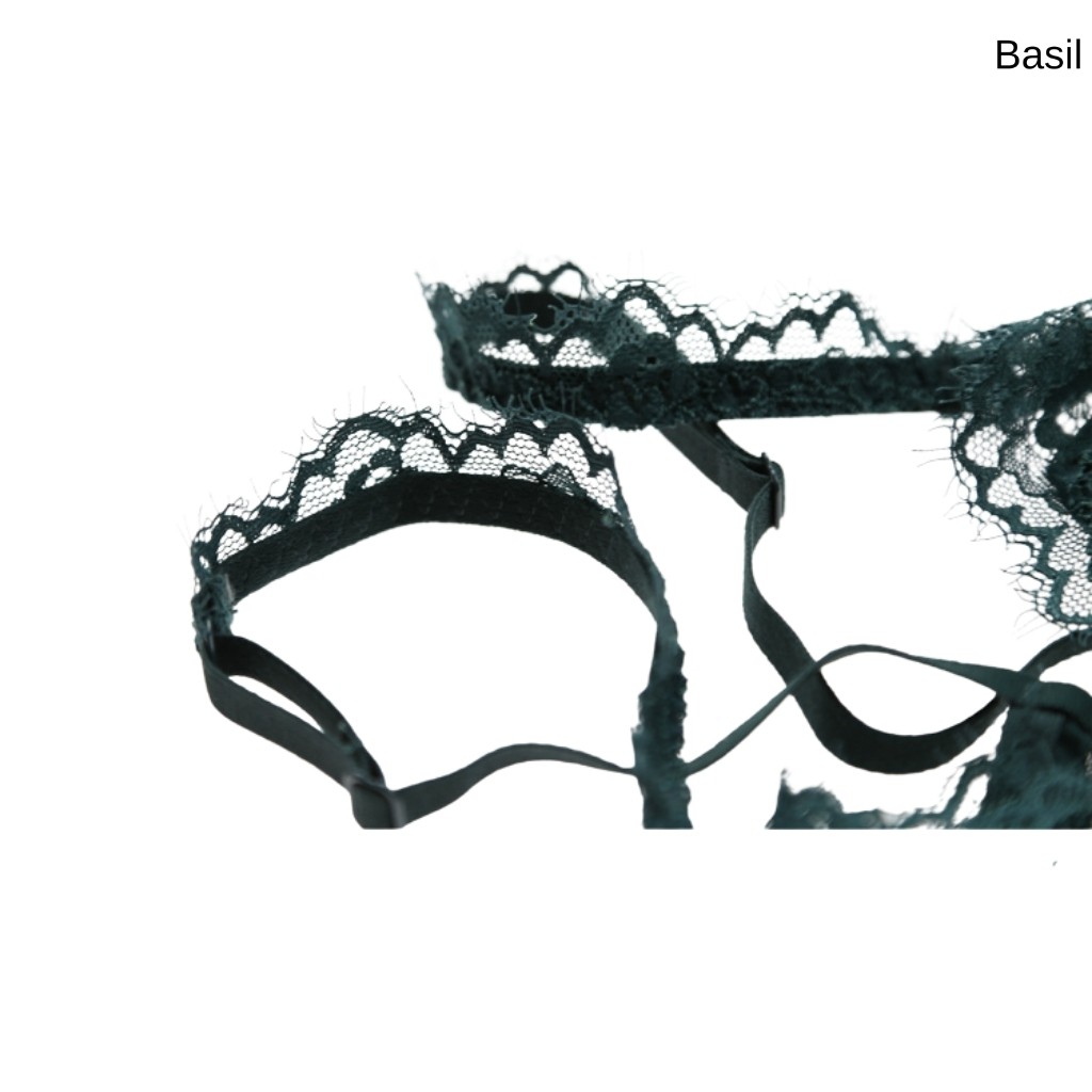 Bộ đồ lót QB20 nữ mút mỏng có gọng quần Ren co giãn thoáng mát Basil | BigBuy360 - bigbuy360.vn