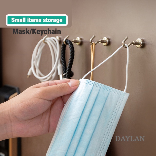 Móc Nam Châm Bằng Thép Không Gỉ Chịu Lực 15KG Có Giá Đỡ Cho Nhà Bếp / Văn Phòng