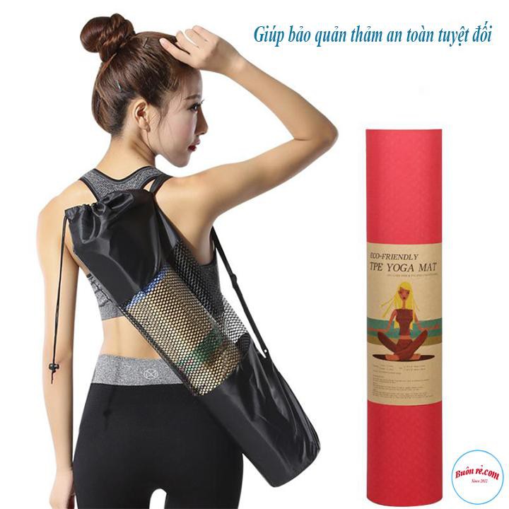 Túi Lưới Đựng Thảm Tập Yoga Chất Liệu Vải Dù Bền Đẹp 00856