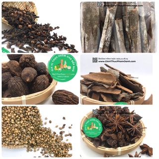 [chay/mặn][100gr]gia vị thảo mộc (quế/ đại hồi/ tiểu hồi/ đinh hương/ thảo quả...)
