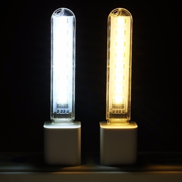 Đèn Led USB 3 | 8 | 24 bóng trong suốt ánh sáng Trắng | Vàng ấm
