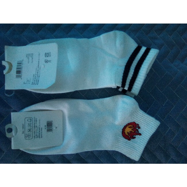 Tất nam nữ 3 sọc unisex phong cách Hàn Quốc