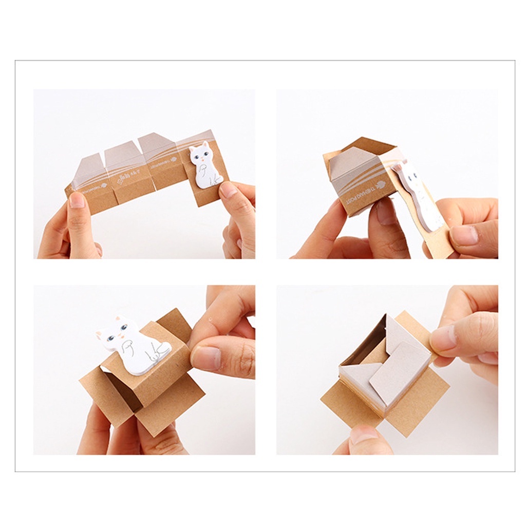 Giấy Ghi Chú Hình Mèo Dễ Thương