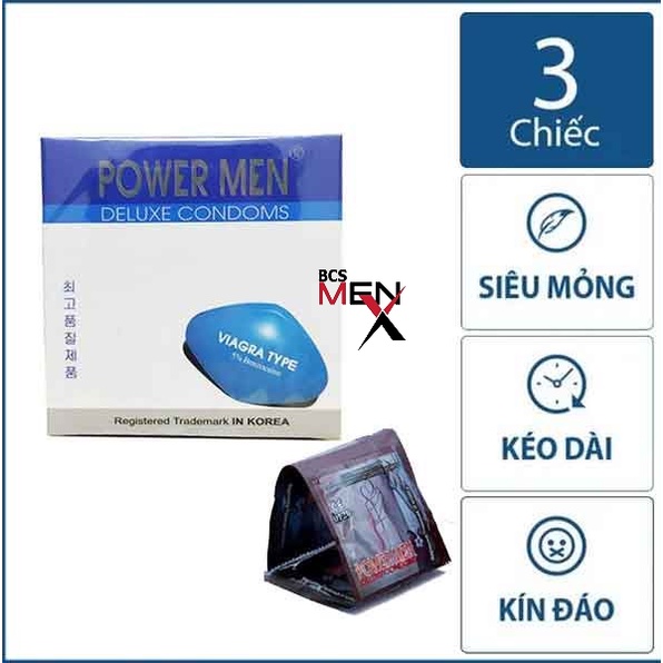 Bao cao su Power men Viagra