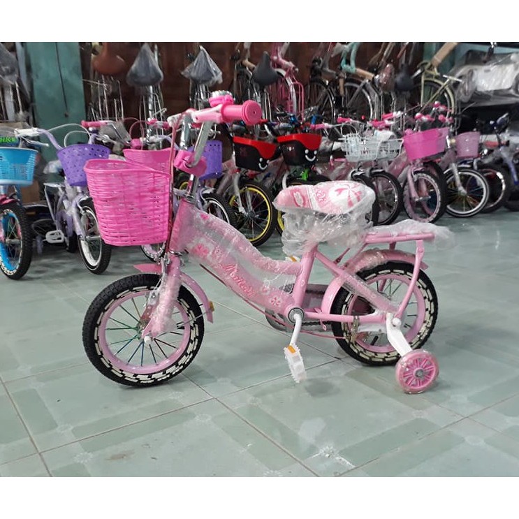 [KHO SỈ] Xe đạp nữ Mailedi cho bé gái bánh 12/14/16/18 (cho bé 3-4t, 4-5t, 5-7t, 6-9t)