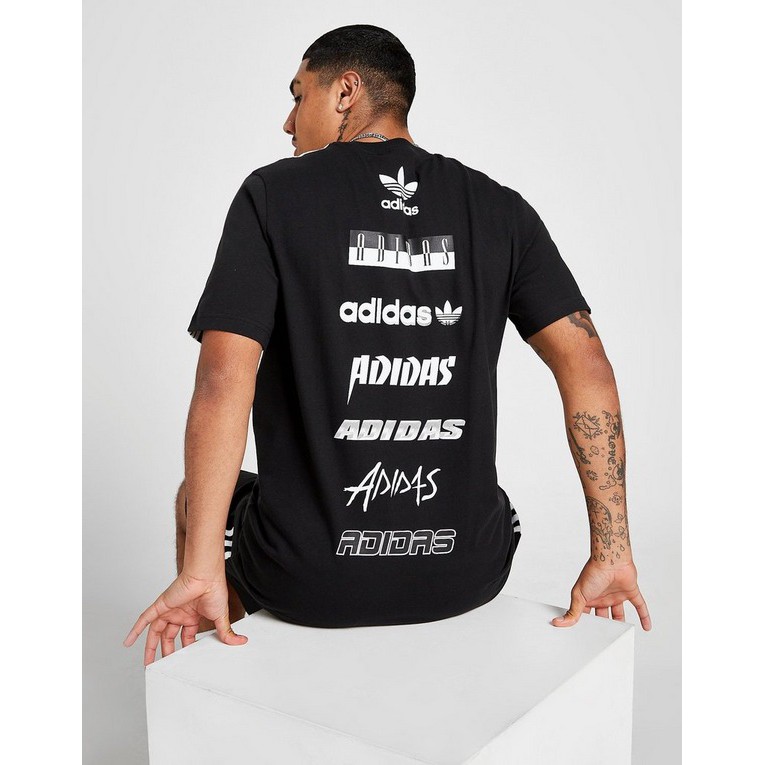 [  XUẤT DƯ XỊN   ] Áo Phông / Áo Thun Đôi ADIDAS STICKET COUPLE T-SHIRT - Black &amp; White | FULL TEM TAG CODE | ẢNH THẬT