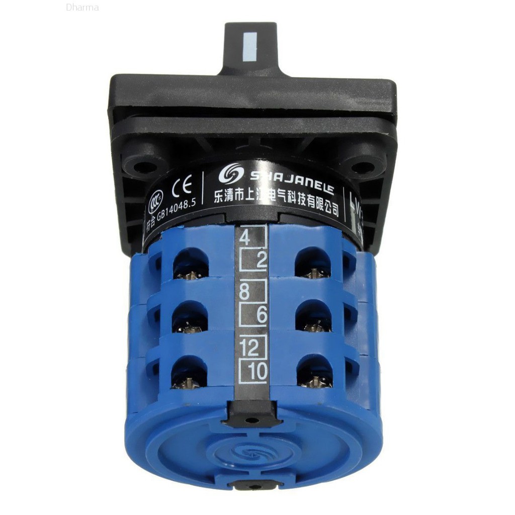 Công Tắc 4 Vị Trí Máy Ảnh Dharma LW26-20 660V 20A