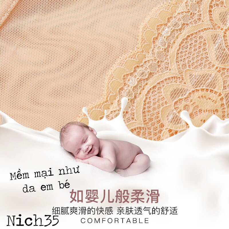 Nich35 - Da/Đen - XL,2x  - Dây Nịch BIG SIZE bụng viền Ren