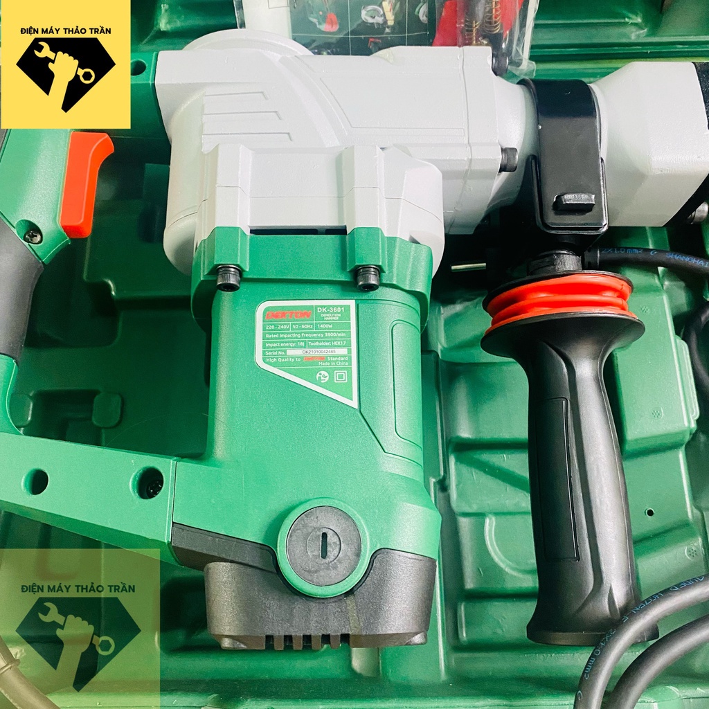 Máy đục bê tông 17mm Dekton DK-3601 Điện 220V : 1400w
