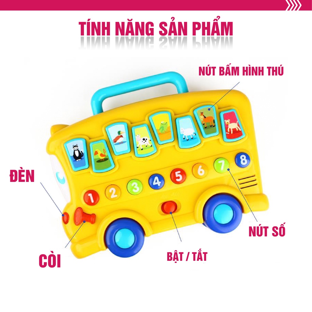 FREE SHIP !!! Đàn hình ô tô có nhạc Winfun 0676