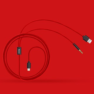 Cáp iPhone 3.5mm + USB Charging Audio for iOS 10 BASEUS cho iPhone 7/ 7Plus 8/8Plus / iPhone X