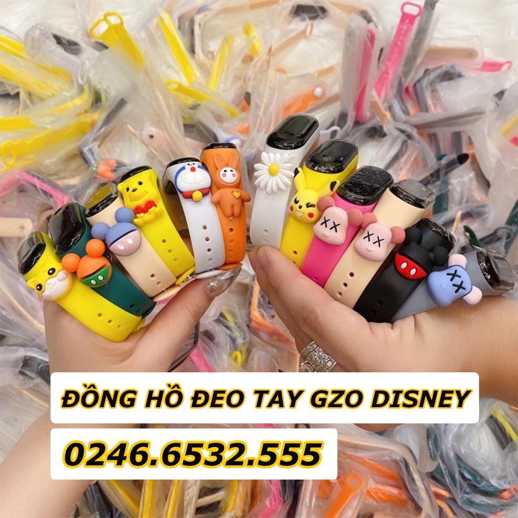 Đồng Hồ Trẻ Em ZGO DISNEY Silicon, Đồng Hồ Điện Tử Thông Minh Cho Bé -dc4251