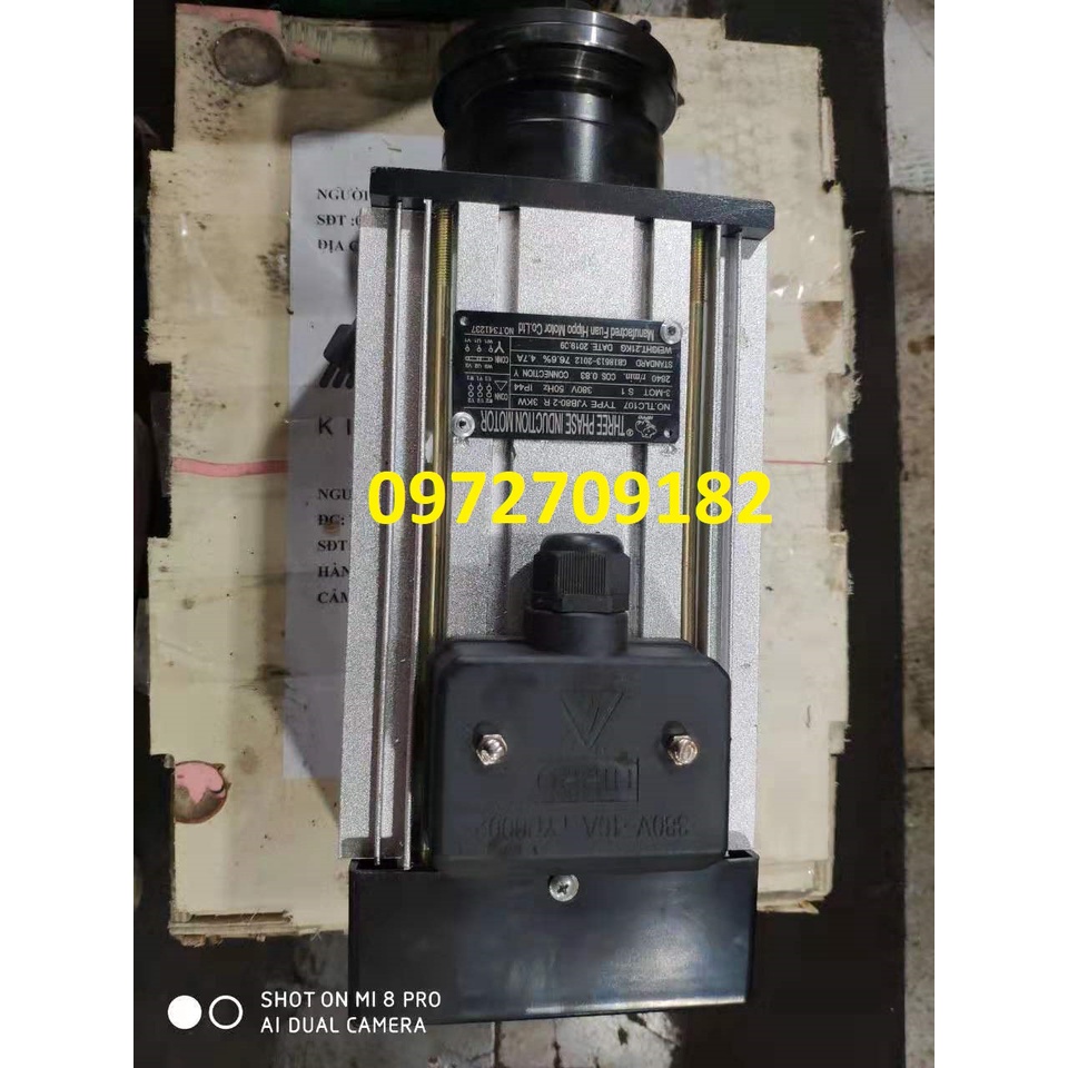 Moto điện chế tạo máy cắt nhôm - Moto vuông cao cấp chế tạo vào máy cắt nhôm