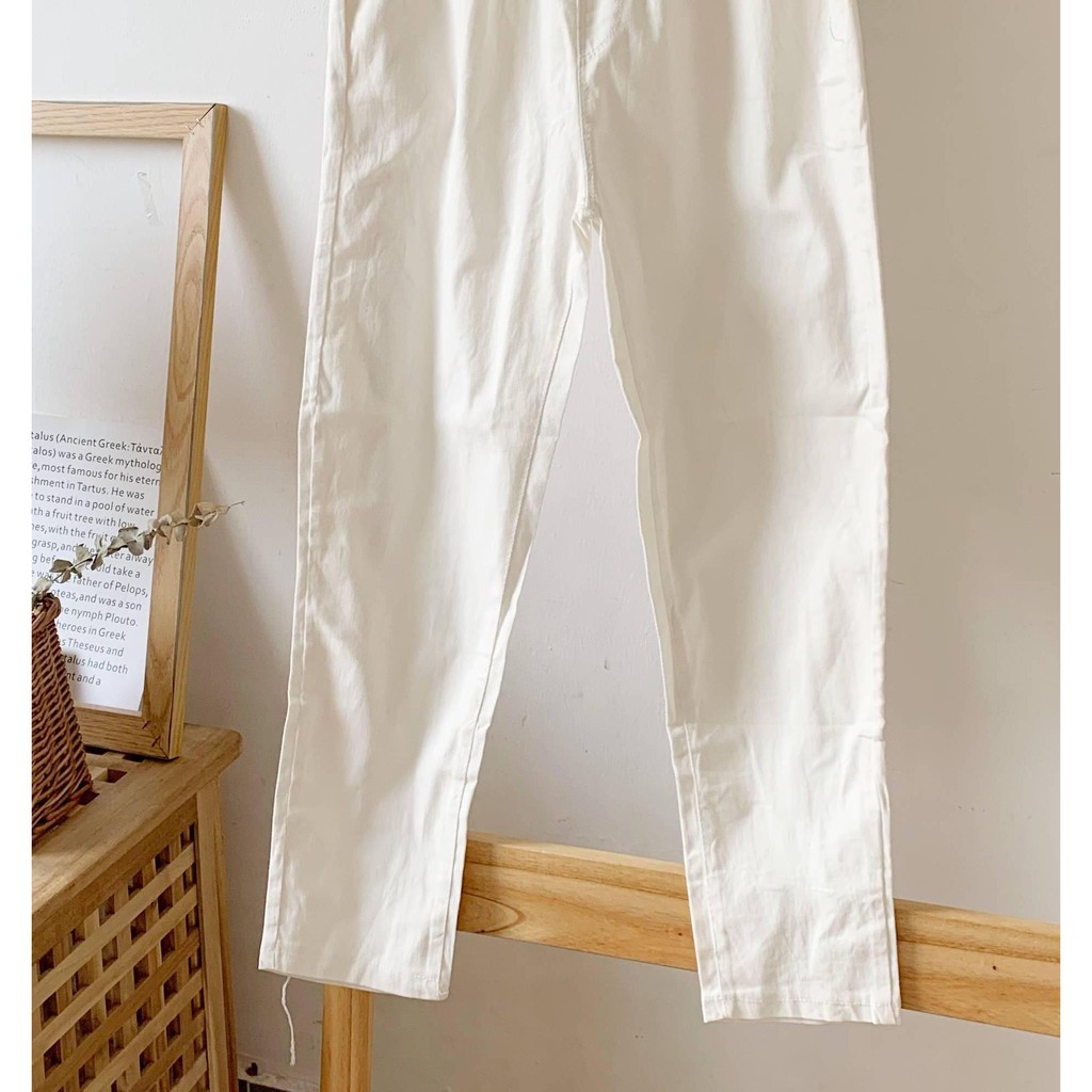 [Mã FASHIONIFU200 giảm 0.4 đơn 449k] Quần thô cạp đính cúc IFU 2533 | BigBuy360 - bigbuy360.vn