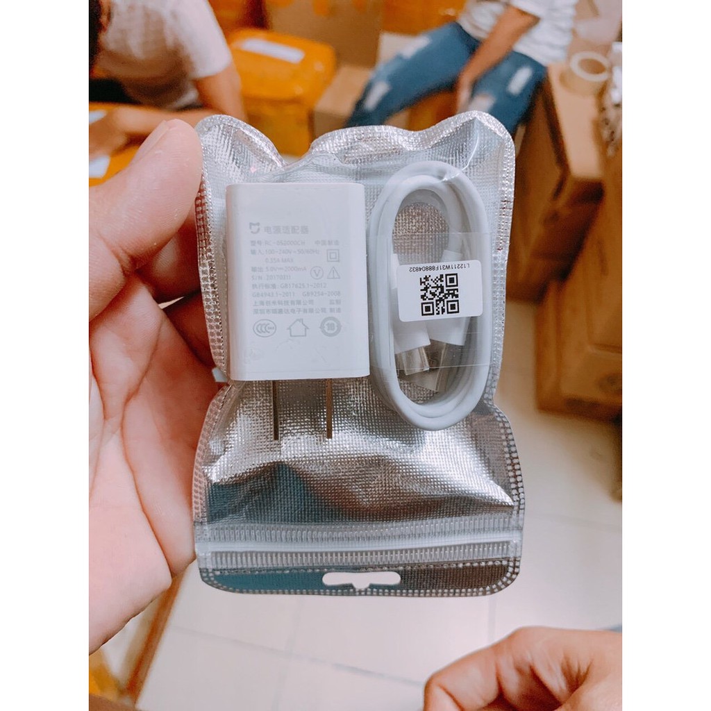 Bộ Củ cáp Sạc Nhanh xiaomi 5V 2A zin