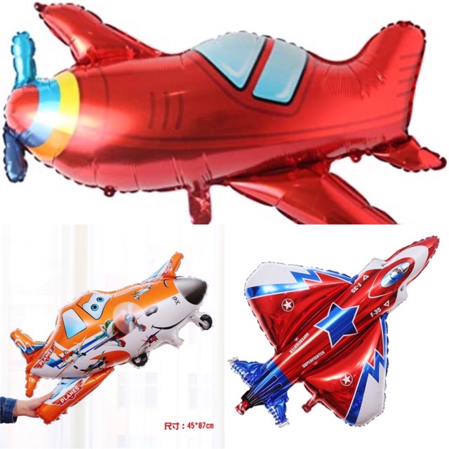 Bóng nhôm hình máy bay - tên lửa cỡ to