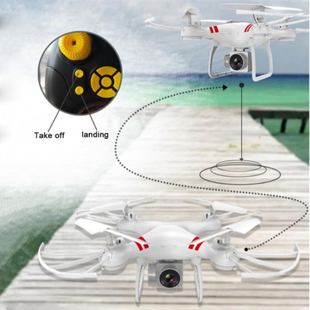 Máy bay điều khiển từ xa Flycam KY101 có Camera HD 720P Wifi FPV trực tiếp tự cân bằng