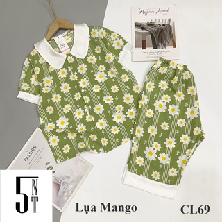 [Hàng Loại 1] Đồ Bộ LỤA SATIN - Bộ Tay Cộc, Quần Lửng