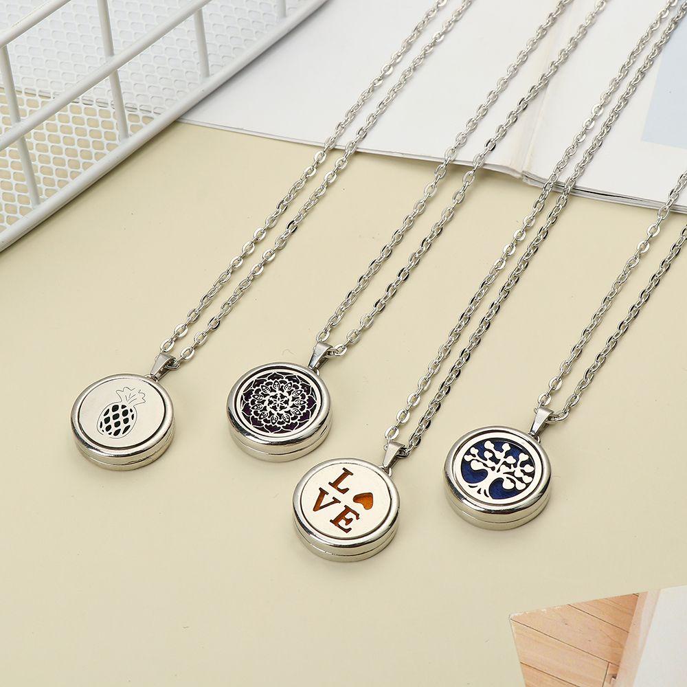 Vòng cổ Tỏa Hương Thơm 20MM Bằng Thép Không Gỉ Thời Trang