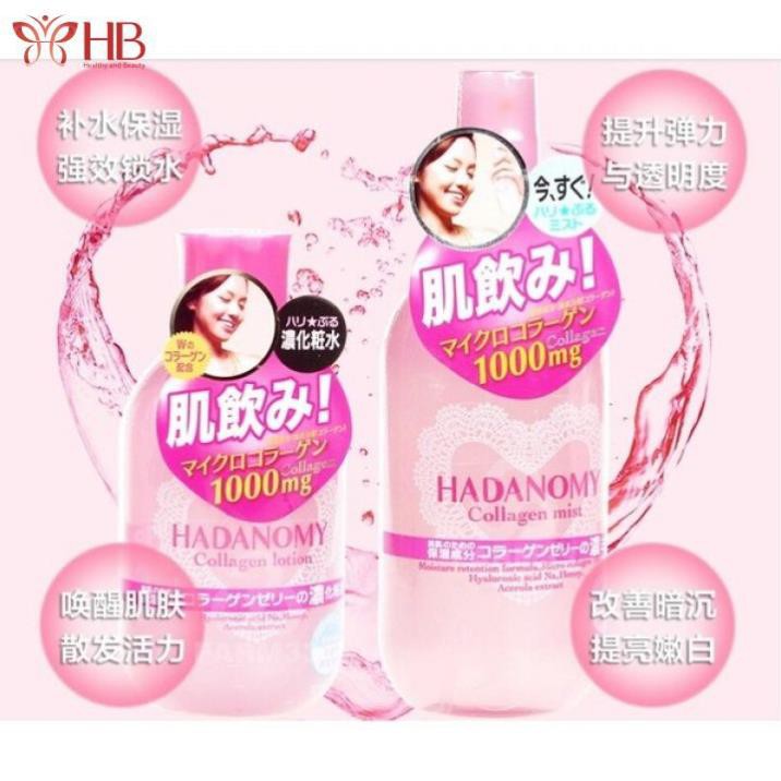 Xịt Khoáng Collagen Hadanomy 250 ml Nhật Bản | BigBuy360 - bigbuy360.vn