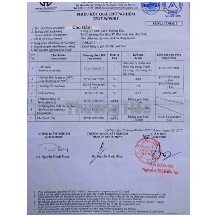 100 gam cao gắm Hỗ Trợ điều trị gút nhanh chóng