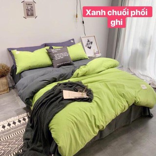 Bộ Chăn Ga Cotton Đũi(cotton TiCi-Cotton TC)-Nhiều Mẫu