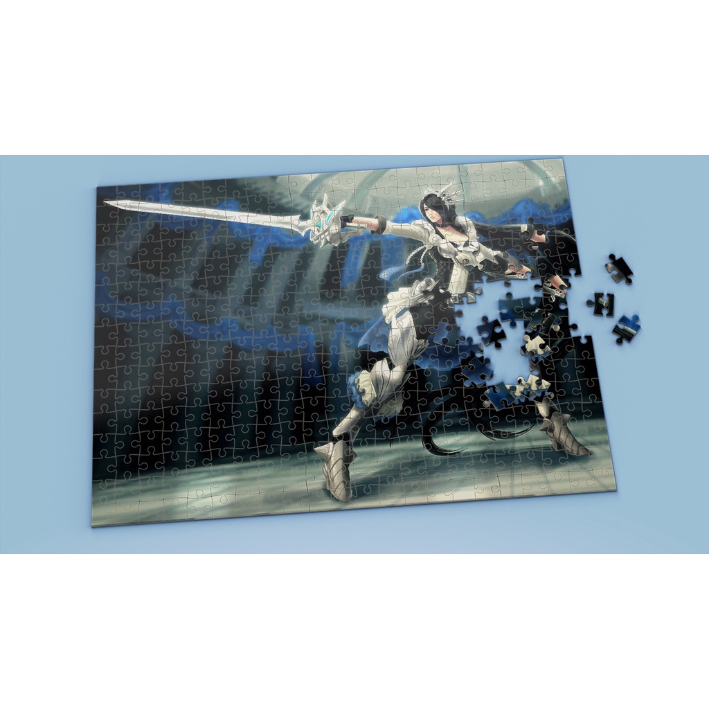 Tranh ghép hình A4, A5 League of Legends, xếp hình FIORA - Mẫu 1