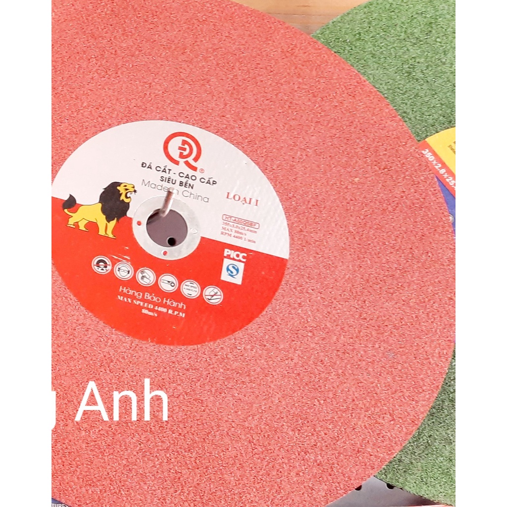 5 viên đá cắt sắt 350mm, đá cắt kim loại Sư tử siêu bền