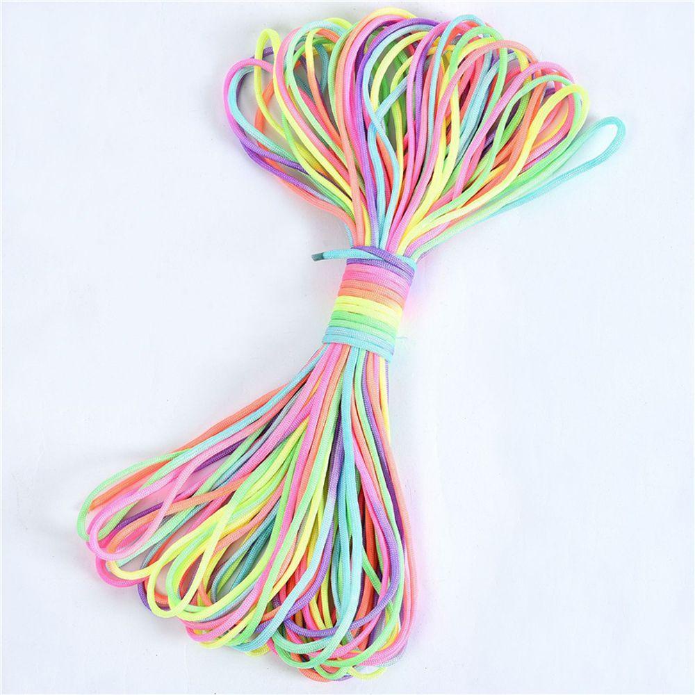 Vòng Tay Dây Nylon Màu Cầu Vồng 7 Dây Tiện Dụng Khi Đi Cắm Trại