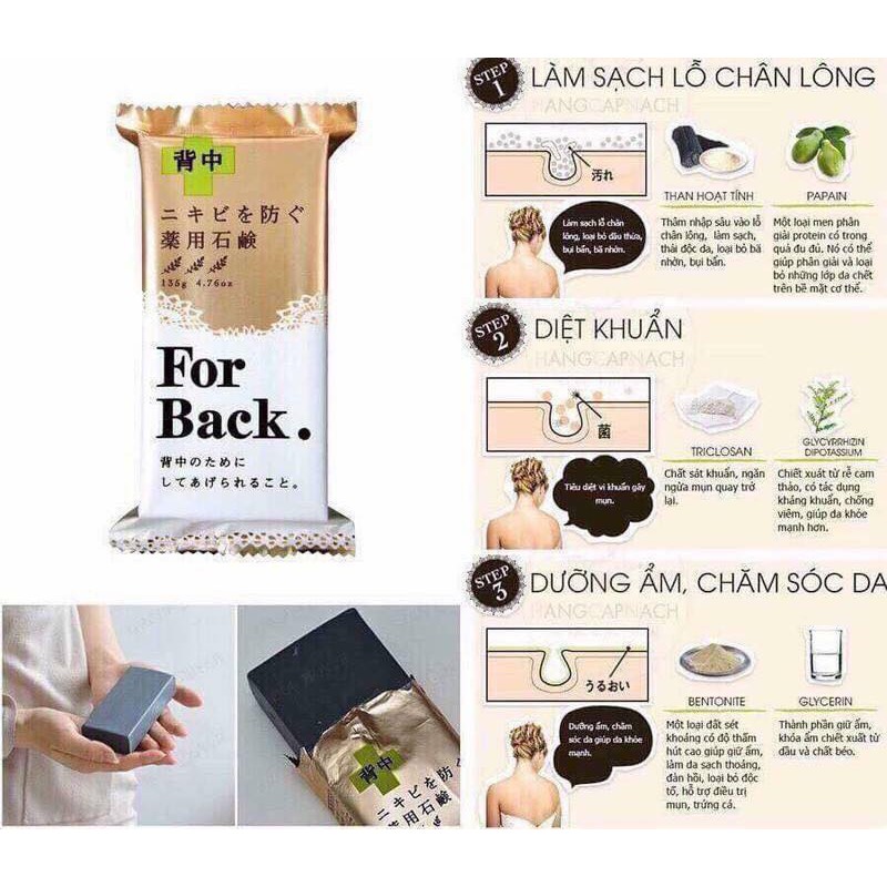 Xà Phòng Dạng Soap For Back Medicated Soap Pelican của Nhật 135gr | BigBuy360 - bigbuy360.vn