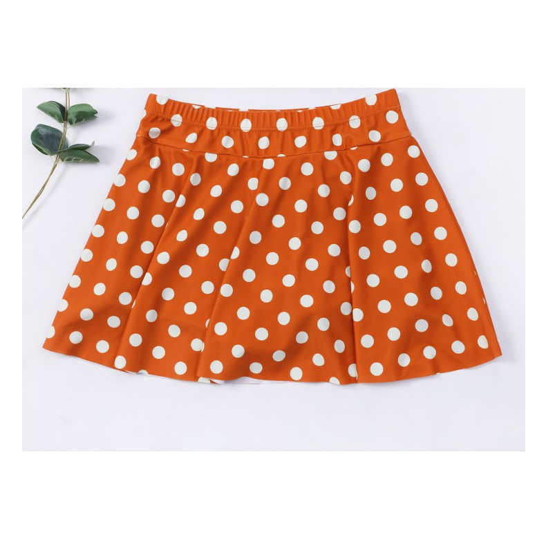 Đồ bơi 2 mảnh quần váy chấm bi M19261