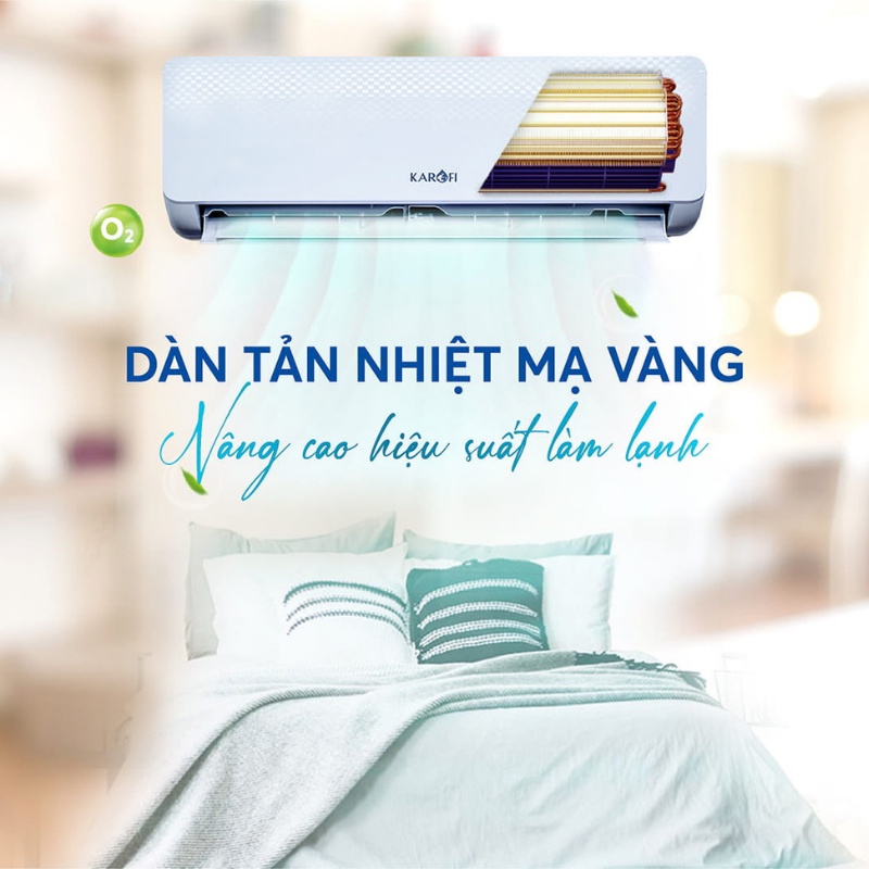 Điều Hòa không khí 1 chiều 12000BTU chính hãng Karofi KDC-WF12