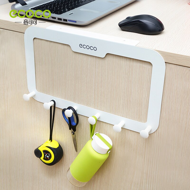 Móc treo ECOCO gắn trên cửa/tủ quần áo/tường sắp xếp gọn gàng cho phòng tắm/nhà bếp