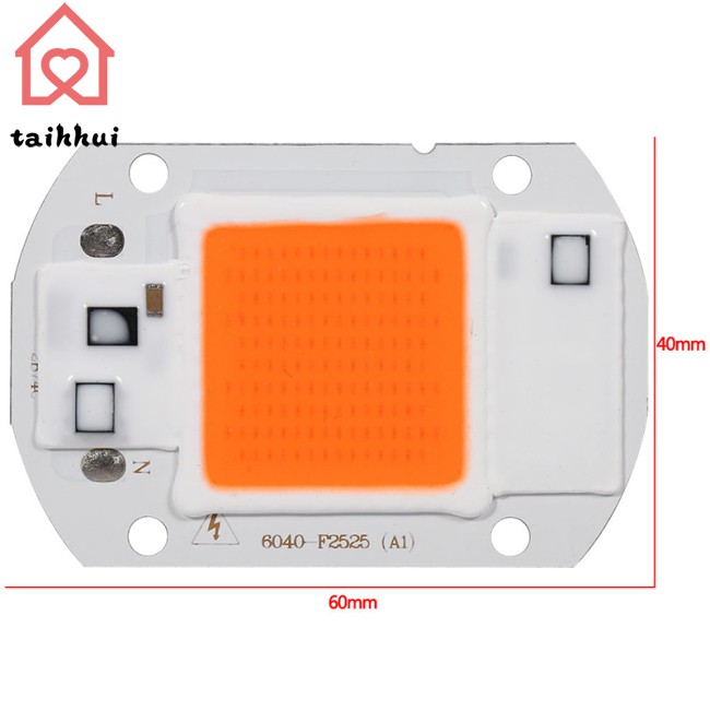 Chip Đèn Led Cob Trồng Cây Đa Năng 110v / 220v 20w / 30w / 50w