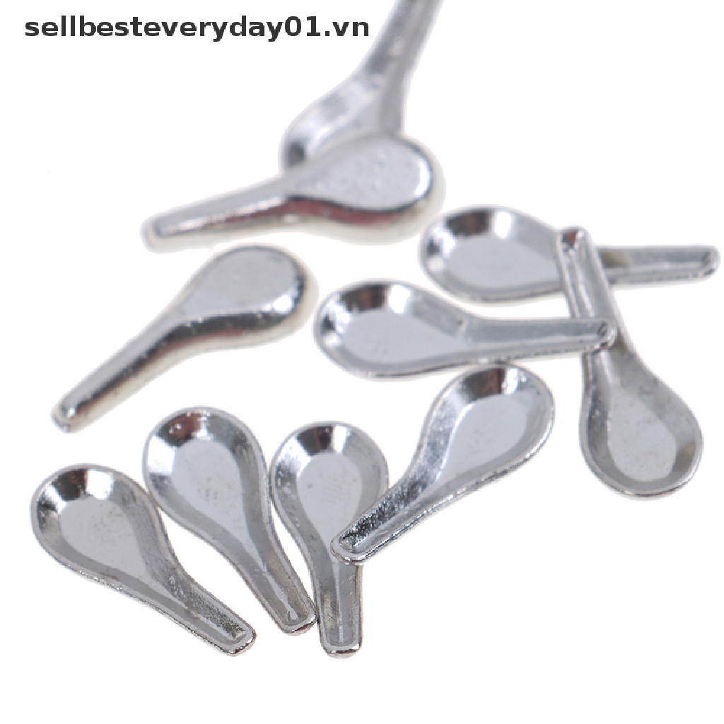 10 muỗng súp cho đồ chơi nhà búp bê cỡ 1 / 12