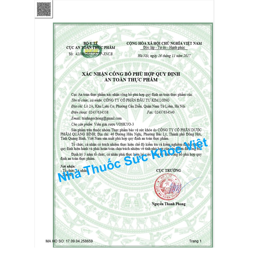 Viên giải rượu Voskyo (Hộp 6 viên) | BigBuy360 - bigbuy360.vn