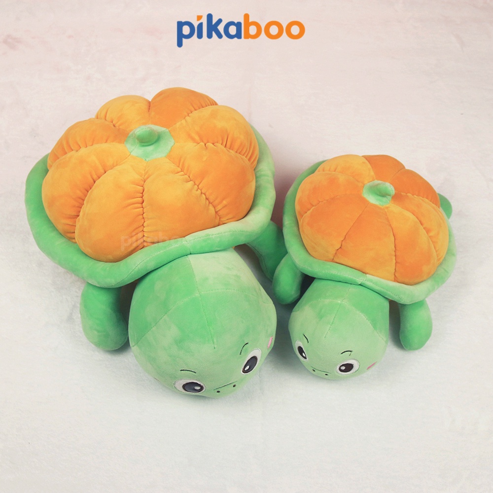Gấu bông rùa bí ngô cute size 35,50cm cao cấp Pikaboo mềm mịn dễ thương cho bé
