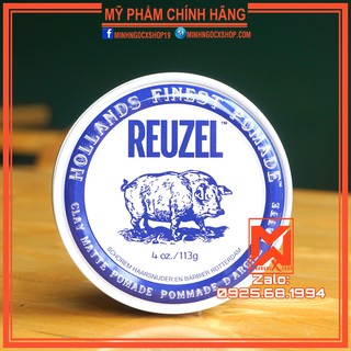 ✅[ Reuzel 113g-Chính Hãng ] Sáp Vuốt Tóc Reuzel Clay Matte 113-Pomade Clay Matte 113 /4oz