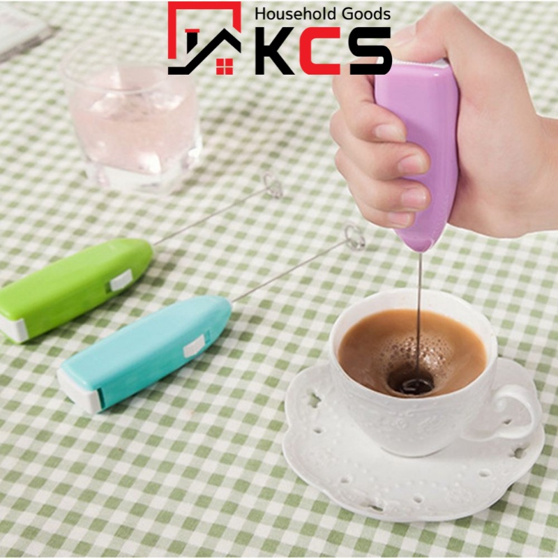 Dụng Cụ Que Khuấy Đánh Trứng Tạo Bột Cafe Nước Giải Khát Dùng Nguồn Pin AA Chiều Dài 20cm