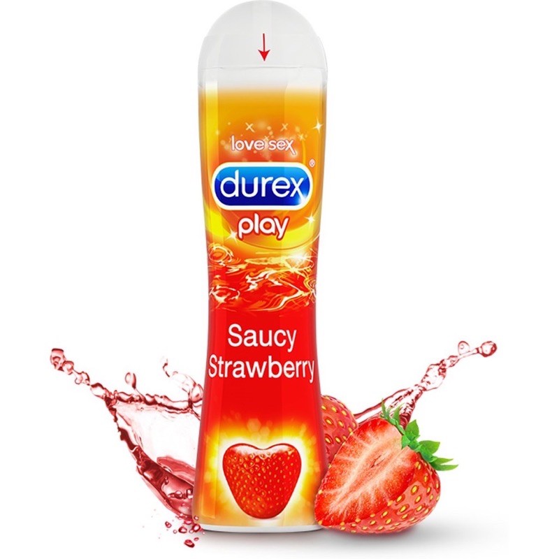 Gel Bôi Trơn Durex Play Saucy Strawberry 100ml