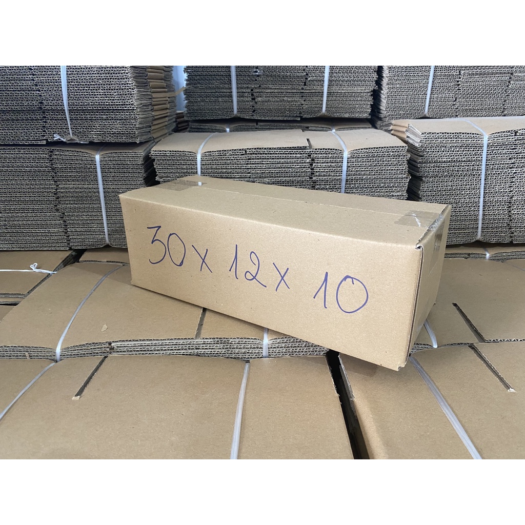 hộp carton đóng hàng   30x12x10