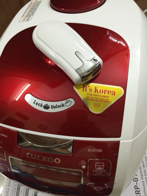 Nồi cơm điện Cuckoo CRP G1015M đỏ 1.8L | BigBuy360 - bigbuy360.vn