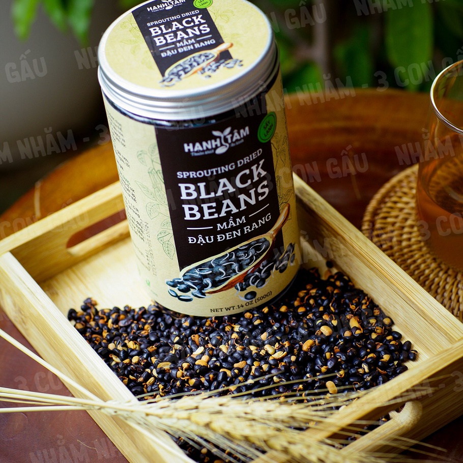 Trà Mầm Đậu Đen Rang Thanh Lọc Hạnh Tâm - Nhằm Nhăm 3Con Gấu Detox, Giảm cân, Giảm Mụn, Đẹp Da