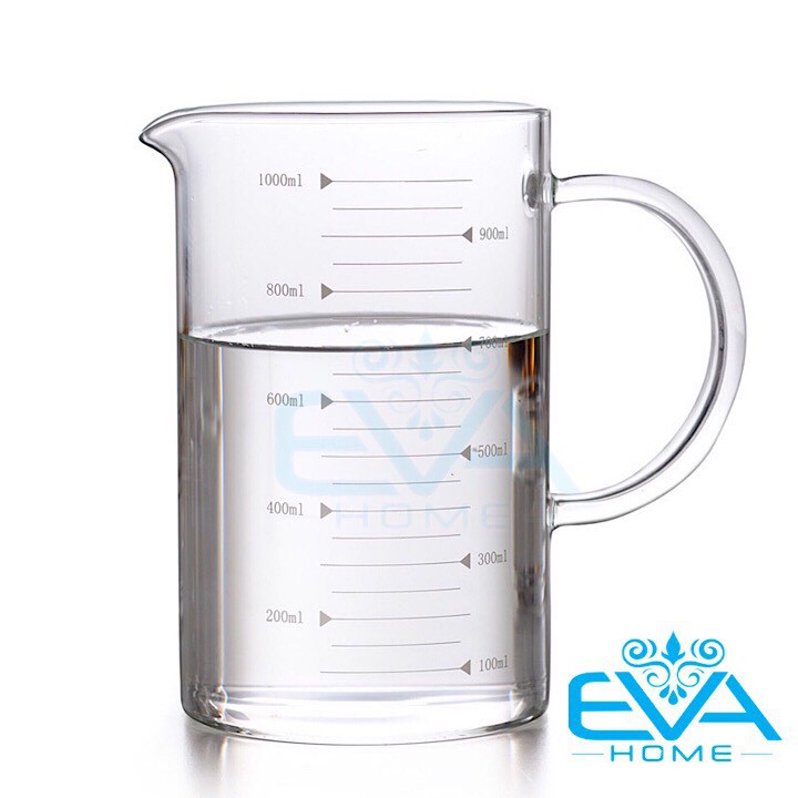 Ly Thuỷ Tinh Chia Vạch Đo Lường 1000 Ml